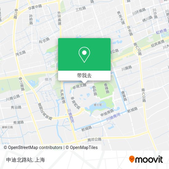 申迪北路站地图