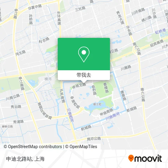 申迪北路站地图