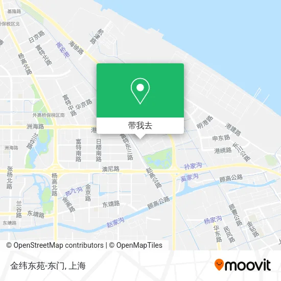金纬东苑-东门地图