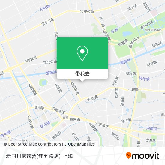 老四川麻辣烫(纬五路店)地图