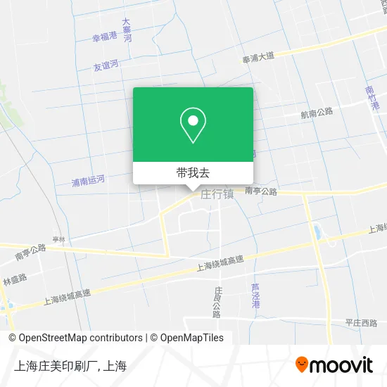 上海庄美印刷厂地图