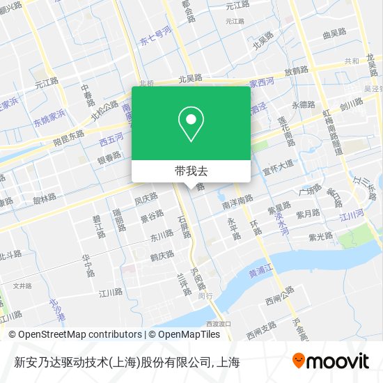 新安乃达驱动技术(上海)股份有限公司地图