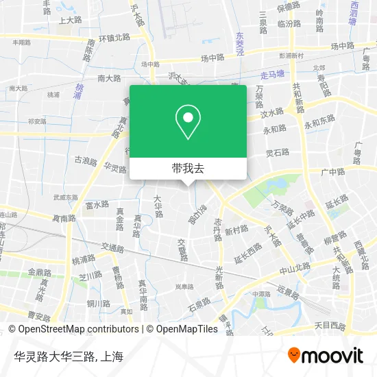 华灵路大华三路地图