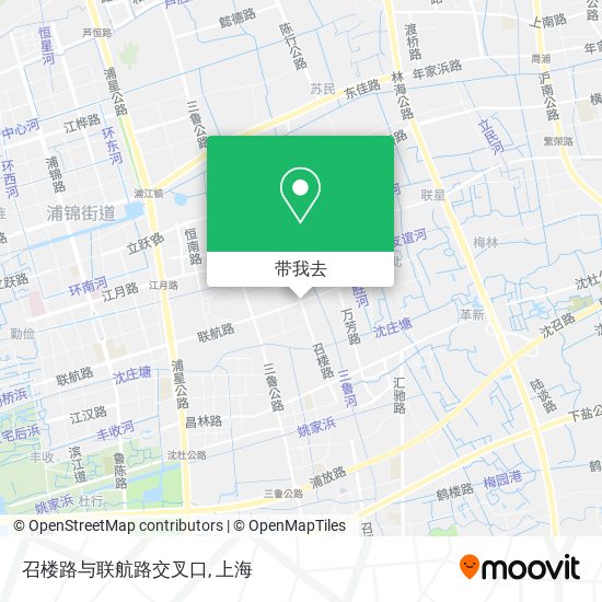 召楼路与联航路交叉口地图