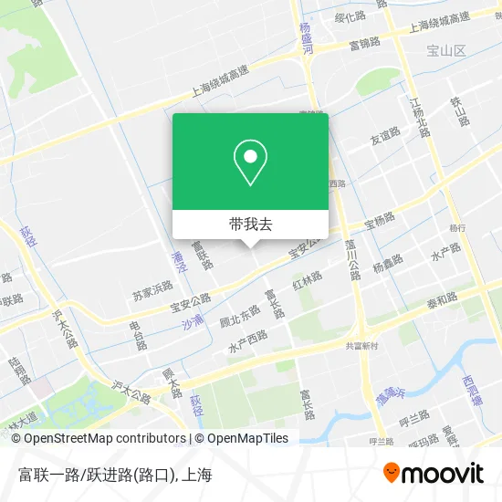 富联一路/跃进路(路口)地图