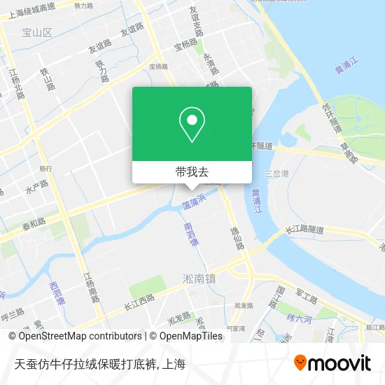 天蚕仿牛仔拉绒保暖打底裤地图