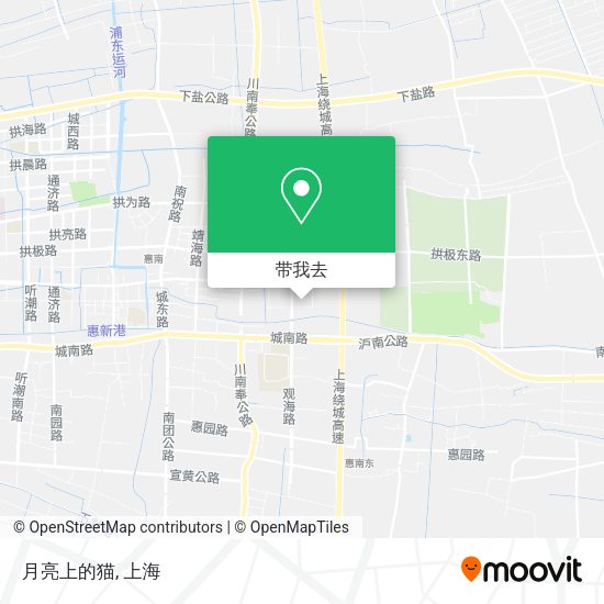 月亮上的猫地图