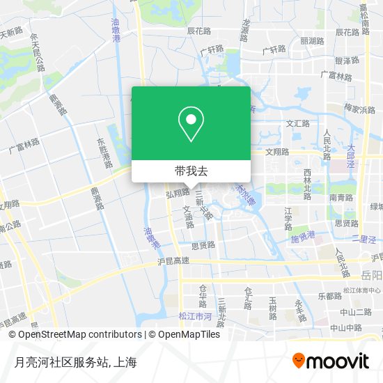 月亮河社区服务站地图