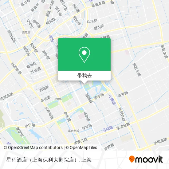 星程酒店（上海保利大剧院店）地图