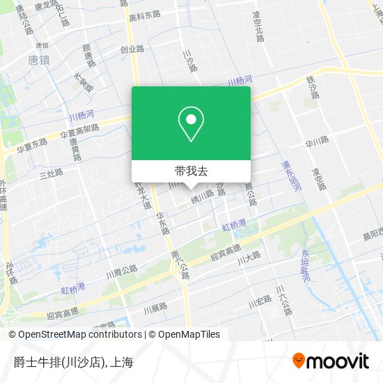 爵士牛排(川沙店)地图