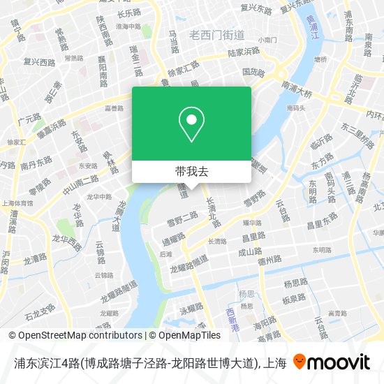 浦东滨江4路(博成路塘子泾路-龙阳路世博大道)地图