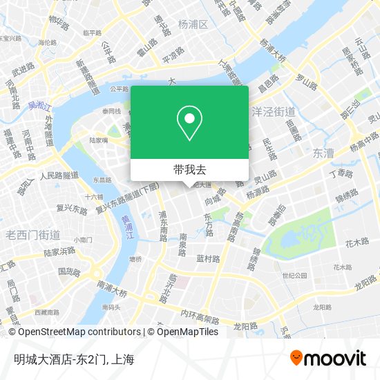 明城大酒店-东2门地图