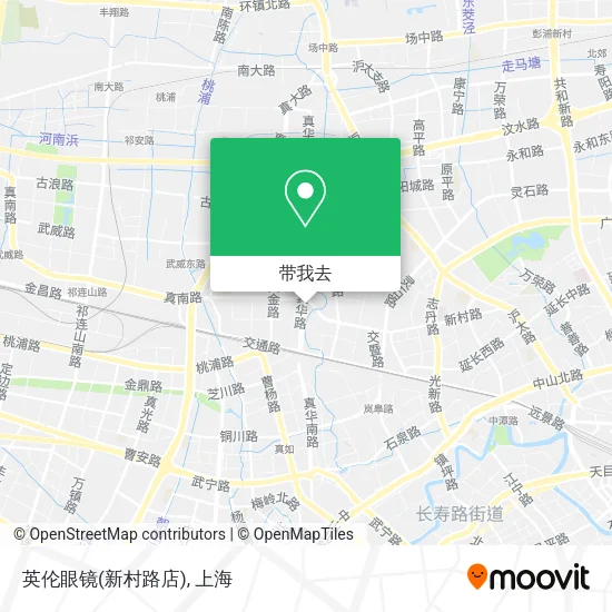 英伦眼镜(新村路店)地图