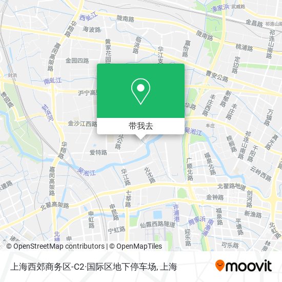 上海西郊商务区-C2·国际区地下停车场地图