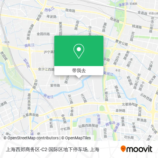 上海西郊商务区-C2·国际区地下停车场地图