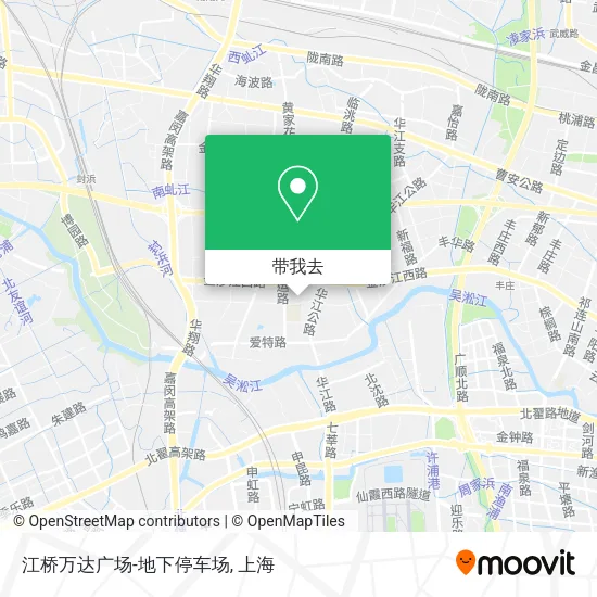 江桥万达广场-地下停车场地图