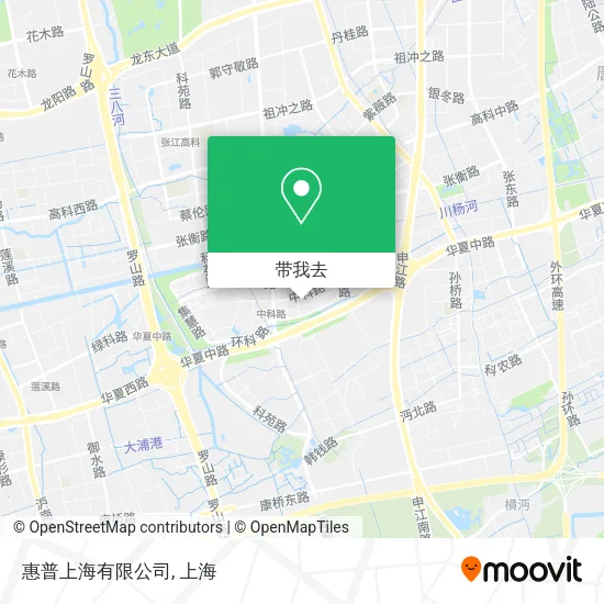 惠普上海有限公司地图