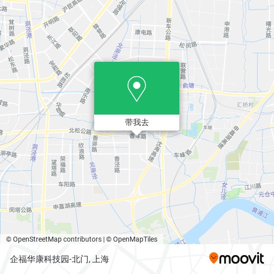 企福华康科技园-北门地图