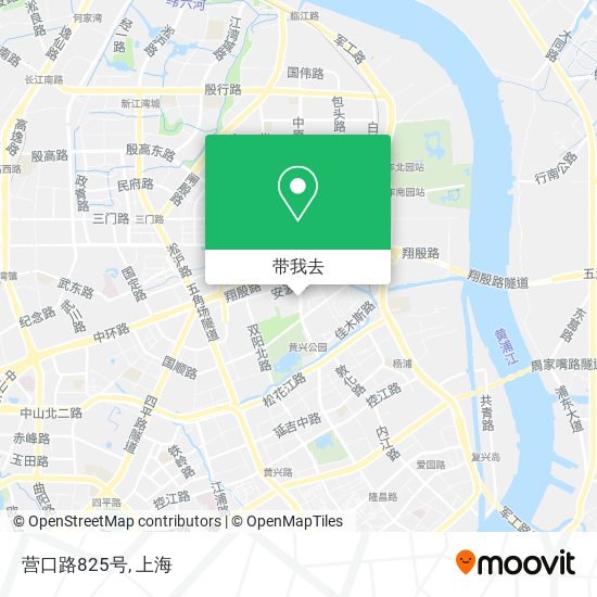 营口路825号地图