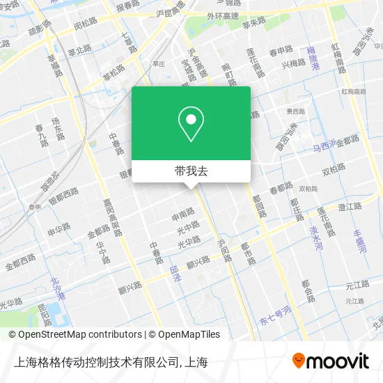 上海格格传动控制技术有限公司地图