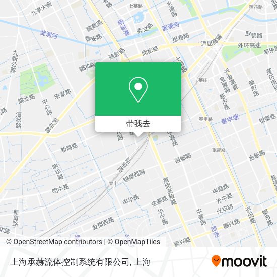 上海承赫流体控制系统有限公司地图