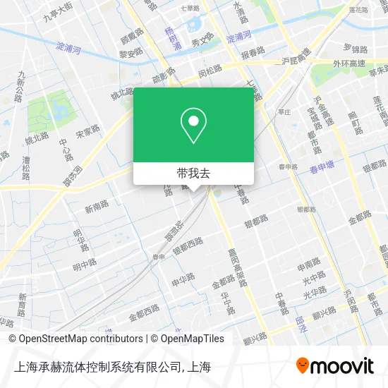 上海承赫流体控制系统有限公司地图