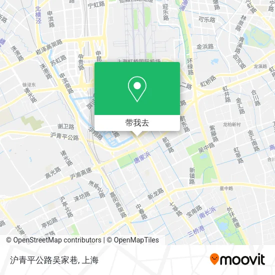 沪青平公路吴家巷地图