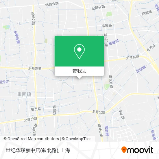 世纪华联叙中店(叙北路)地图
