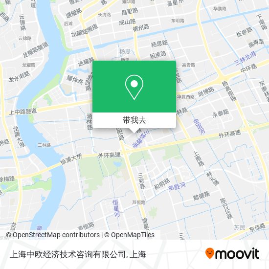 上海中欧经济技术咨询有限公司地图