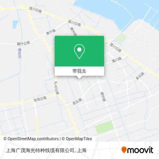 上海广茂海光特种线缆有限公司地图