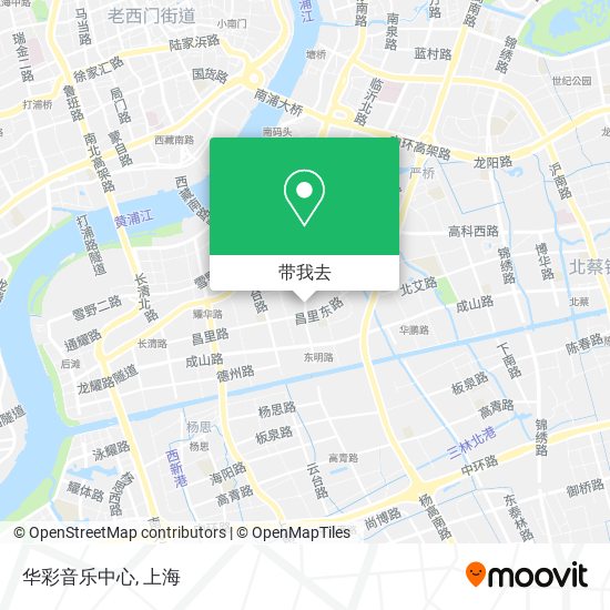 华彩音乐中心地图
