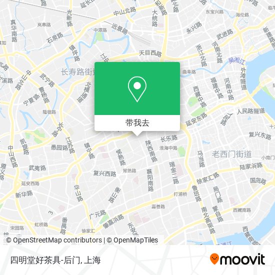 四明堂好茶具-后门地图