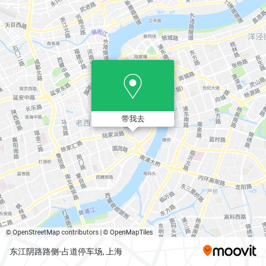 东江阴路路侧-占道停车场地图