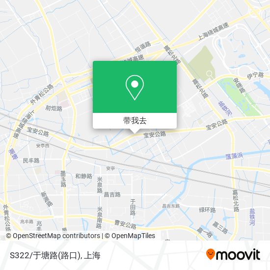 S322/于塘路(路口)地图