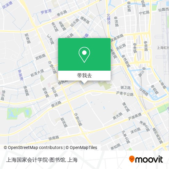 上海国家会计学院-图书馆地图