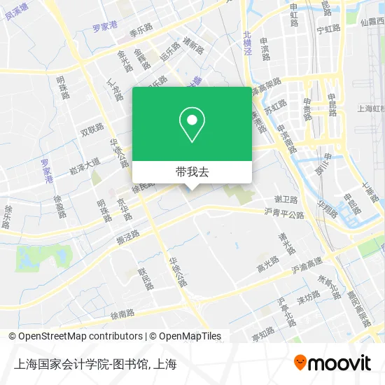 上海国家会计学院-图书馆地图