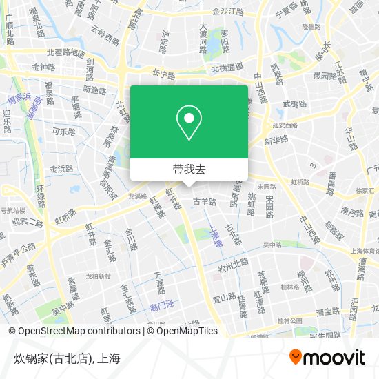 炊锅家(古北店)地图