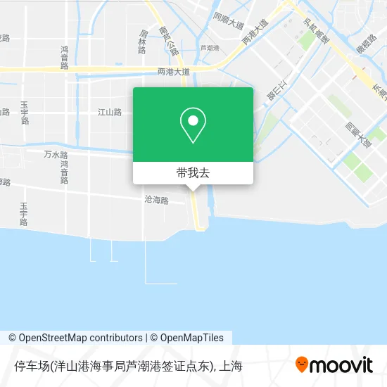 停车场(洋山港海事局芦潮港签证点东)地图