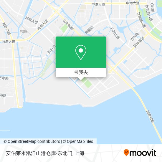 安伯莱永泓洋山港仓库-东北门地图