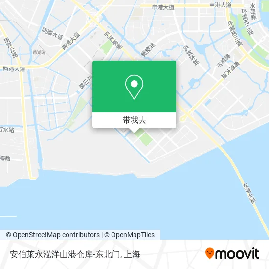 安伯莱永泓洋山港仓库-东北门地图