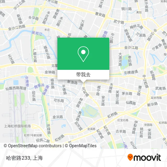 哈密路233地图