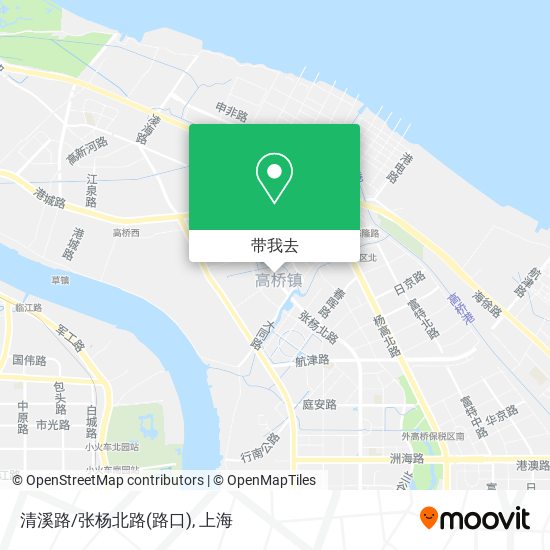 清溪路/张杨北路(路口)地图