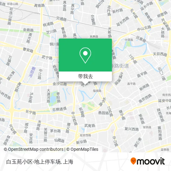 白玉苑小区-地上停车场地图