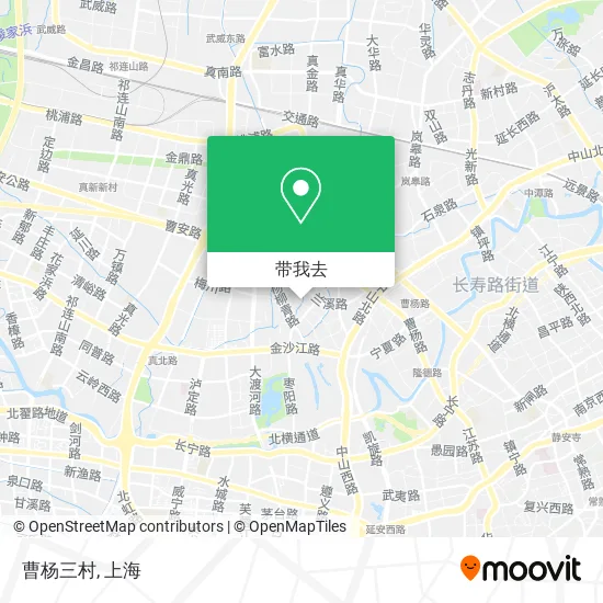曹杨三村地图