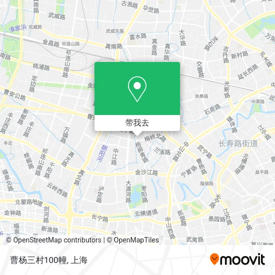 曹杨三村100幢地图