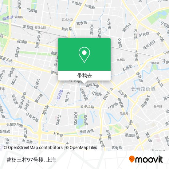 曹杨三村97号楼地图