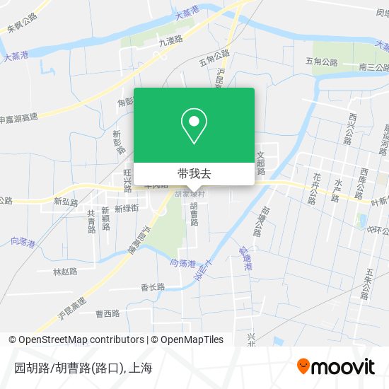 园胡路/胡曹路(路口)地图