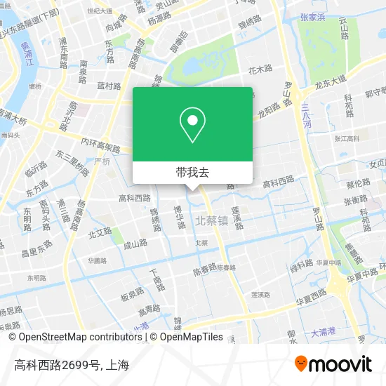 高科西路2699号地图