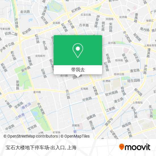 宝石大楼地下停车场-出入口地图