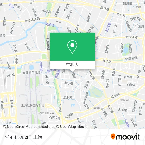 淞虹苑-东2门地图